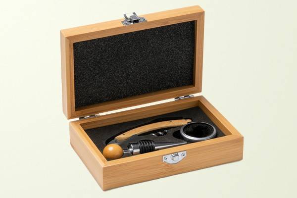 Bamboo Wine Accessory Set
