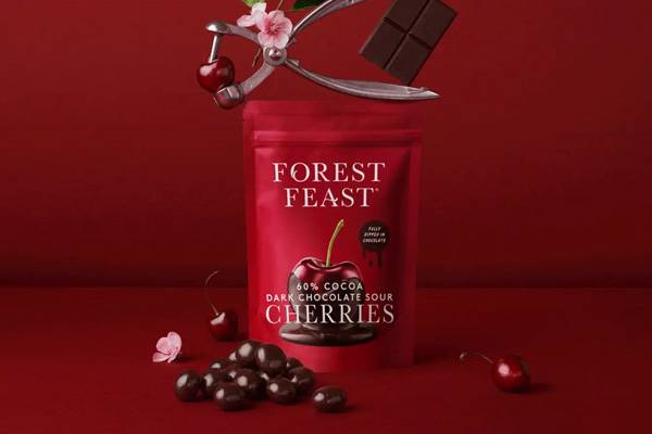 Forest Feast Dark Chocolate Cherries 40g