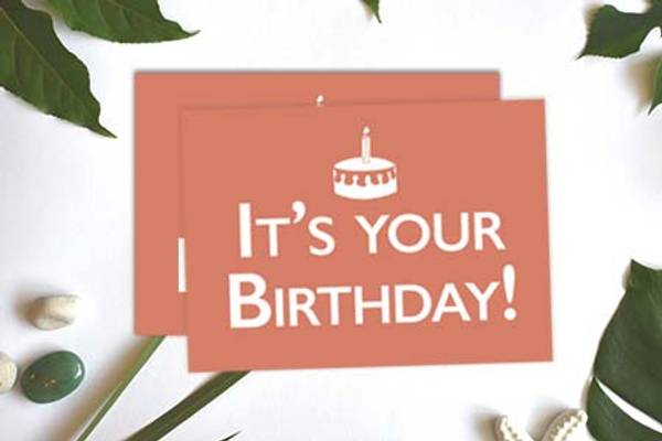 Happy Birthday A6 Postcard