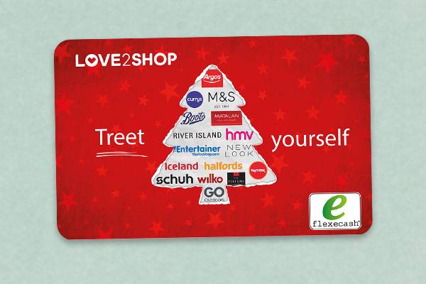 Love2Shop £20 Festive Gift Card