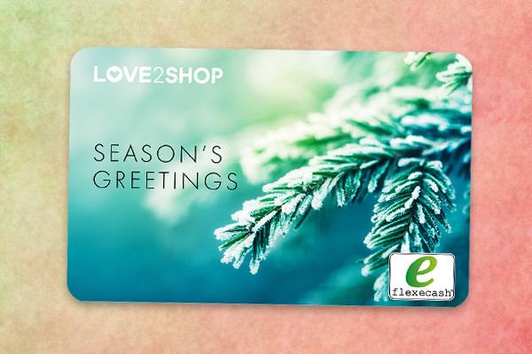Love2Shop £25 Festive Gift card