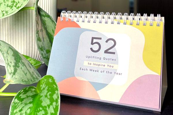 Positivity Desk Pad