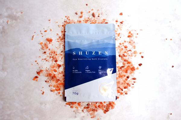 Shuzen Cruelty Free Raw Bath Salts - Pouch
