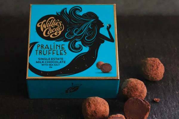 Willie's Cacao Milk Praline Truffles x5