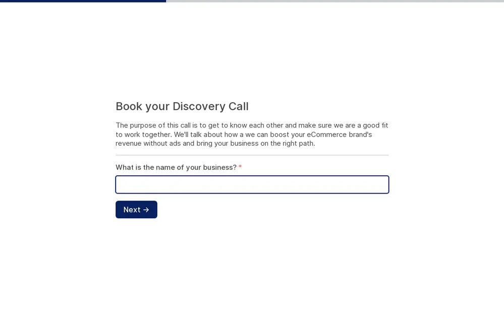 Discovery Call Form - Ultimate Agency Dashboard template preview