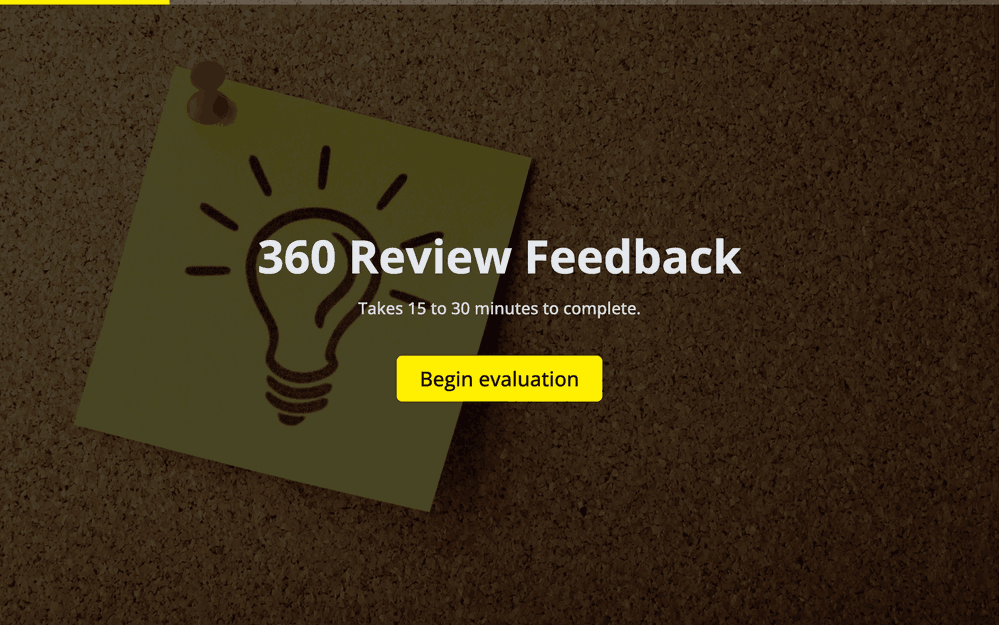 360 Review Feedback Form template preview