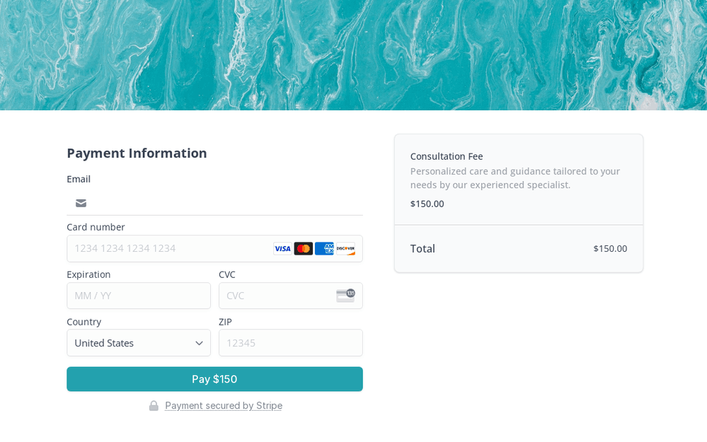 Credit Card Payment Form template preview