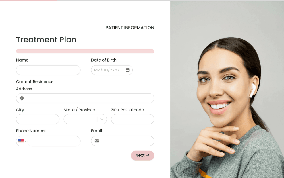 Formulario de plan de tratamiento dental template preview