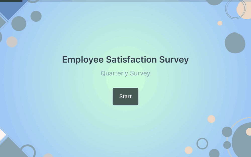 Employee Satisfaction Survey template preview