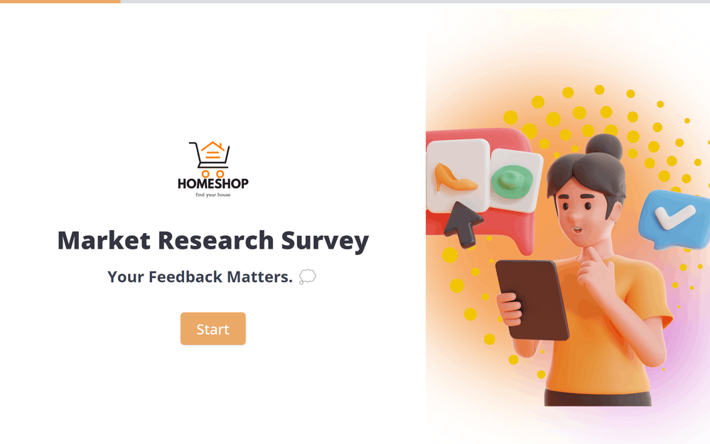 Market Research Survey Template template preview