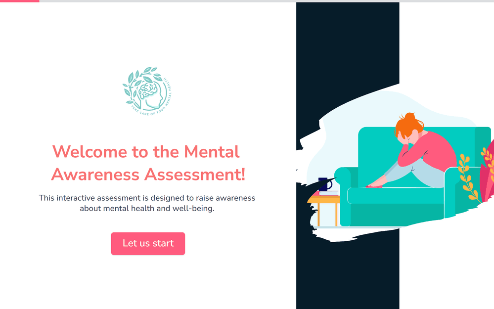 Mental Awareness Assessment template preview