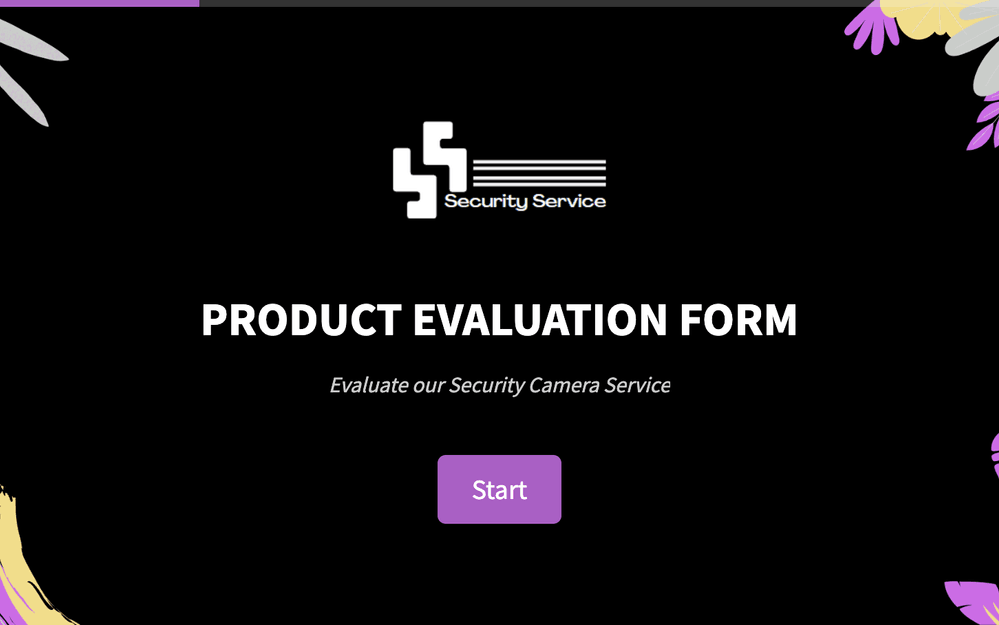 Product Evaluation Form template preview