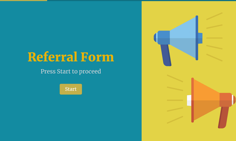 Referral Form template preview