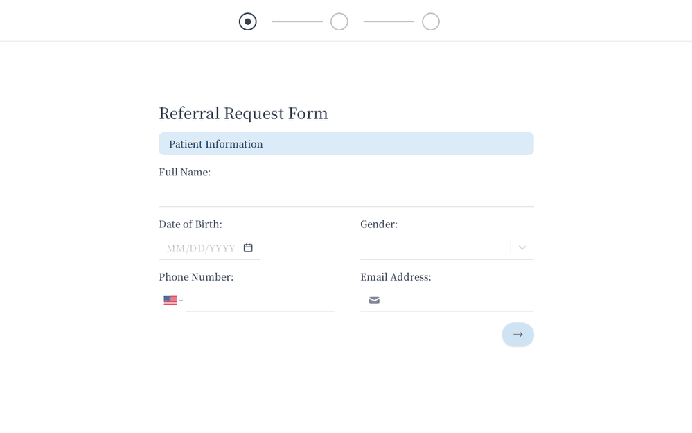 Referral Request Form Template template preview