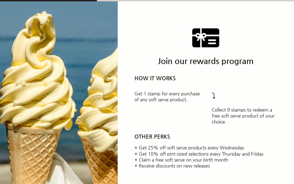 Rewards Program Signup Form template preview
