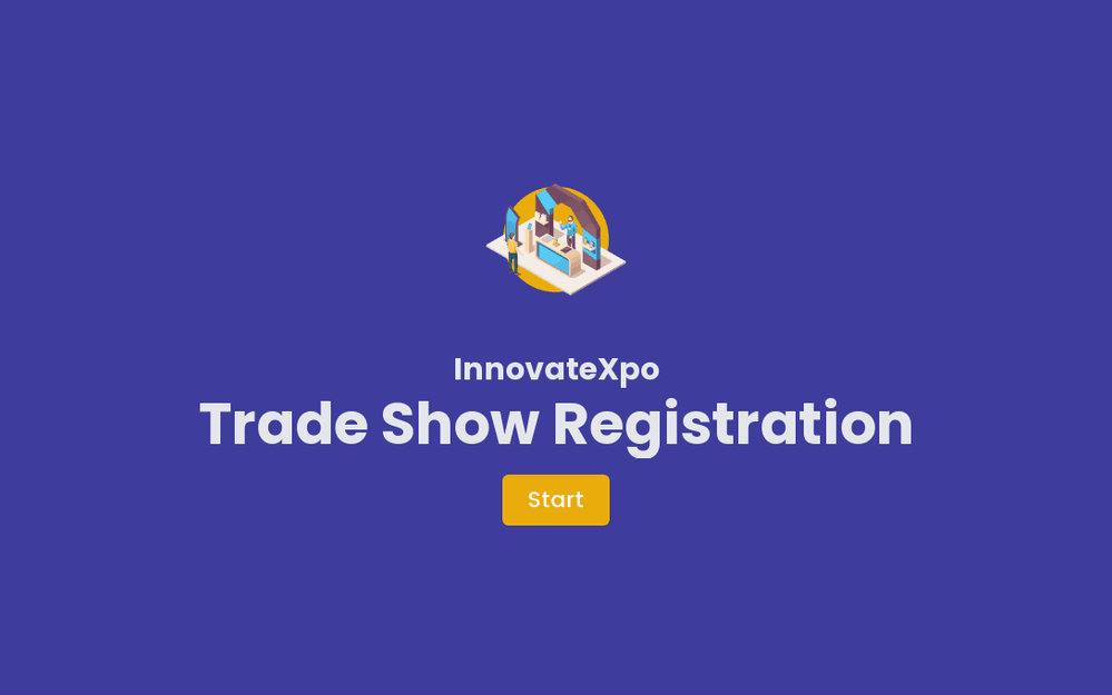 Trade Show Registration Form template preview