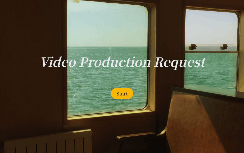 Video Production Request Form template preview