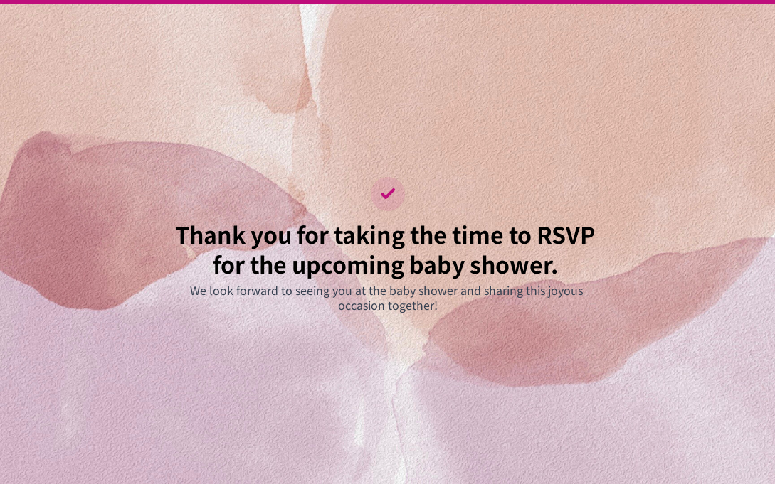 Shower Reply Message Baby Shower Response Card Template