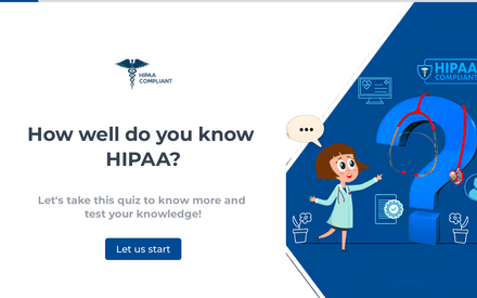HIPAA cover form page preview