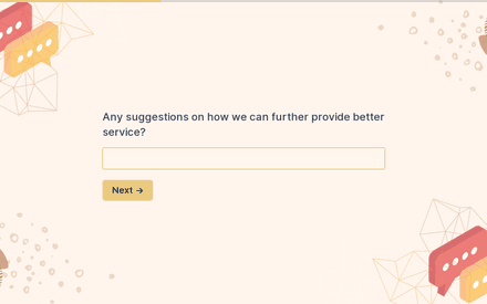 Suggestion form page preview