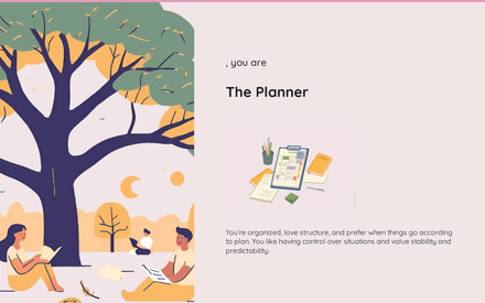 Planner form page preview