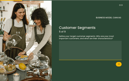 Customers form page preview