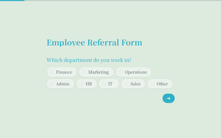 Department form page preview