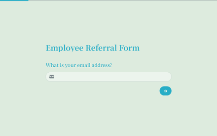 Email form page preview