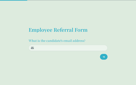 Email Address form page preview