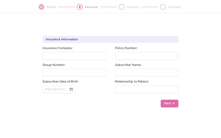 Insurance form page preview