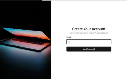 Login form page preview