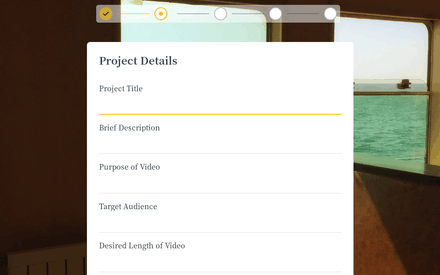 Project form page preview