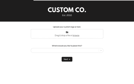 Custom form page preview