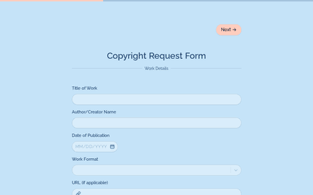 Work form page preview