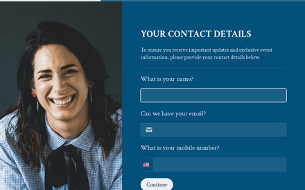 Contact form page preview
