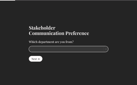 Department form page preview