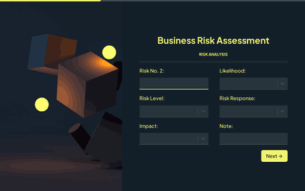 Risk 2 form page preview