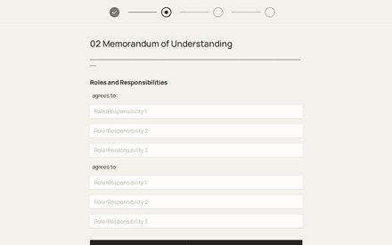 Roles form page preview