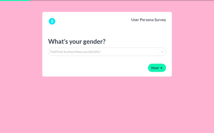 Gender form page preview