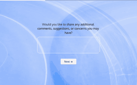 Comments form page preview