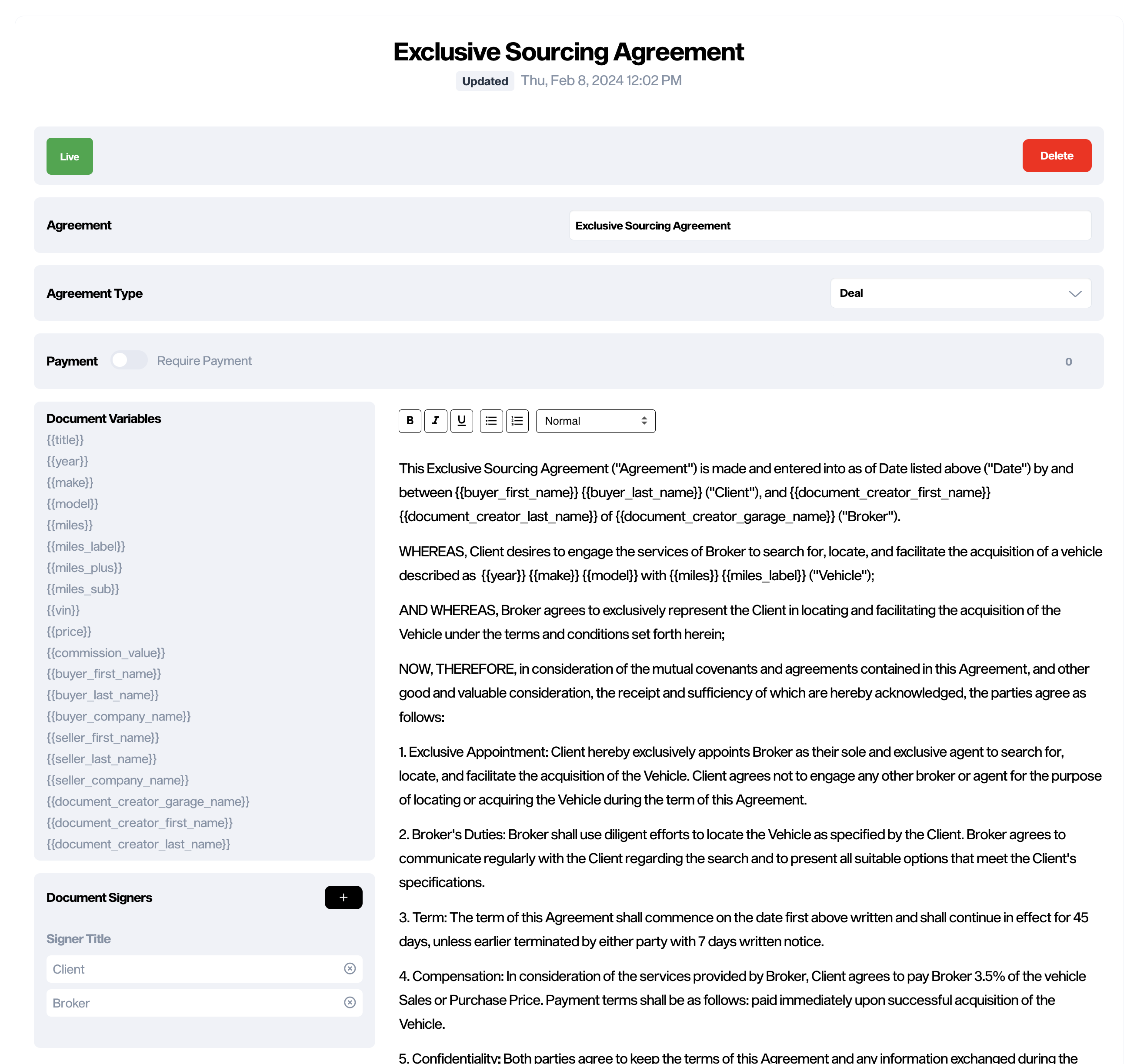 Introducing the Agreements Module: Revolutionizing Document Signing in Pocket Pro Sales