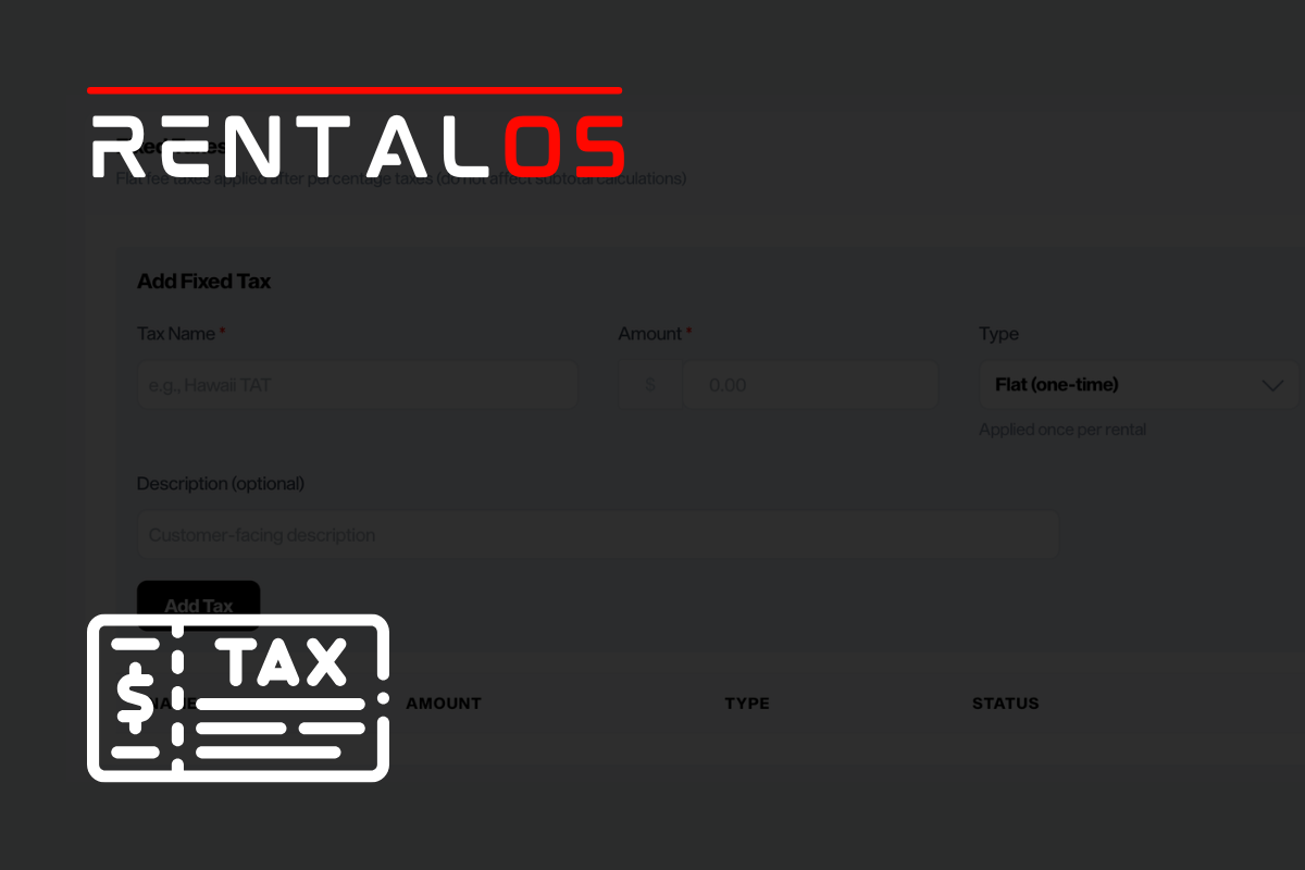 Pocket Adds Fixed Tax Support to RentalOS