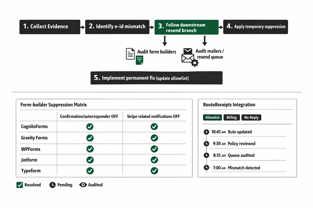 compact diagnostic flowchart showing fivestep triage from evidence collection to permanent fix printerfriendly