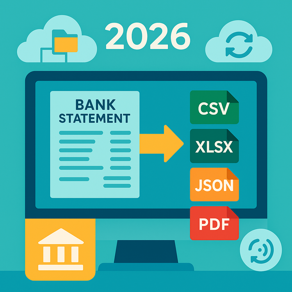 bank statement conversion process