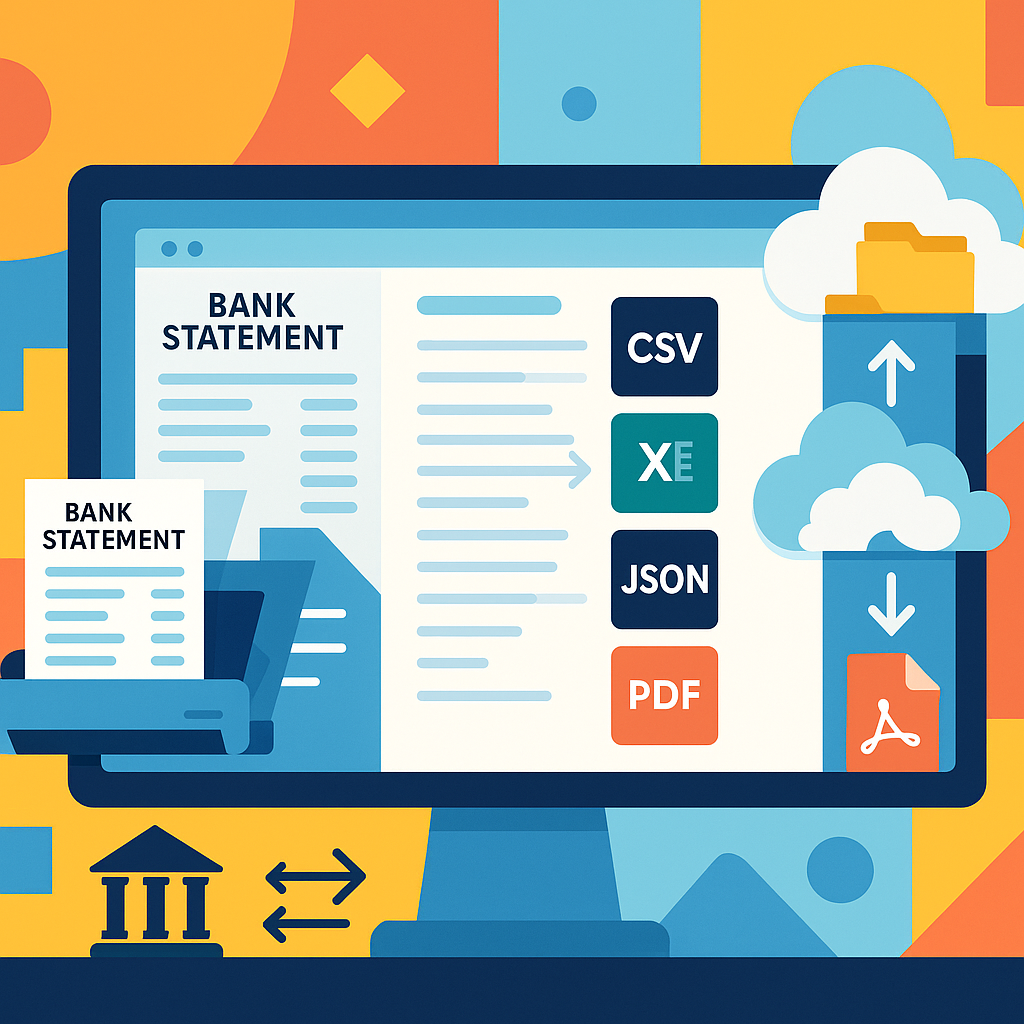 bank statement conversion process