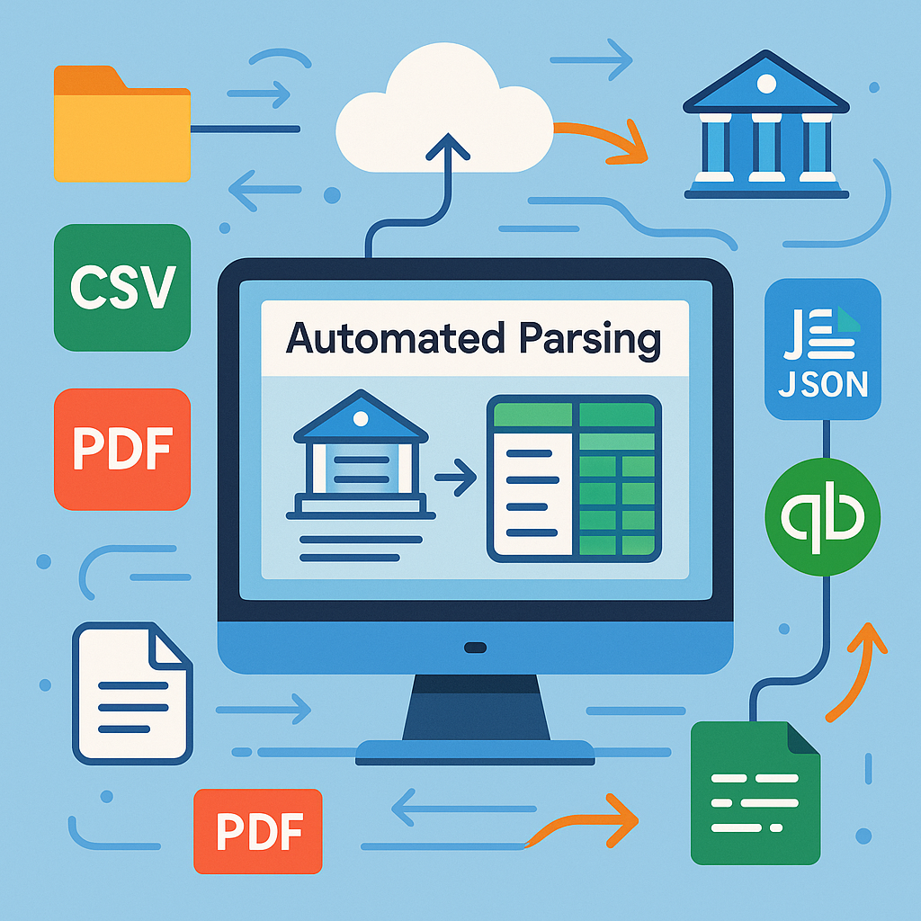 automated bank statement parsing workflow
