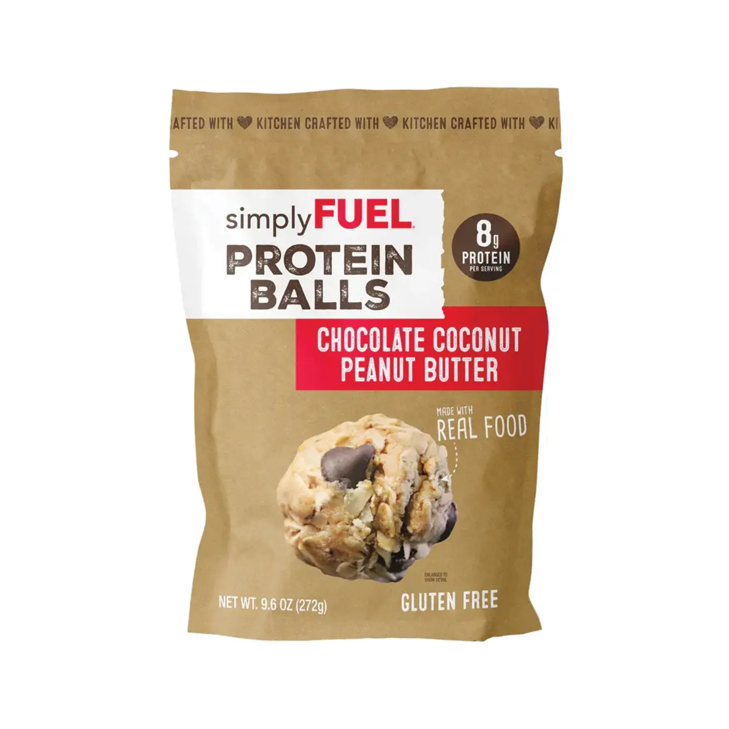 simplyFUEL Protein Balls: Chocolate Coconut Peanut Butter image