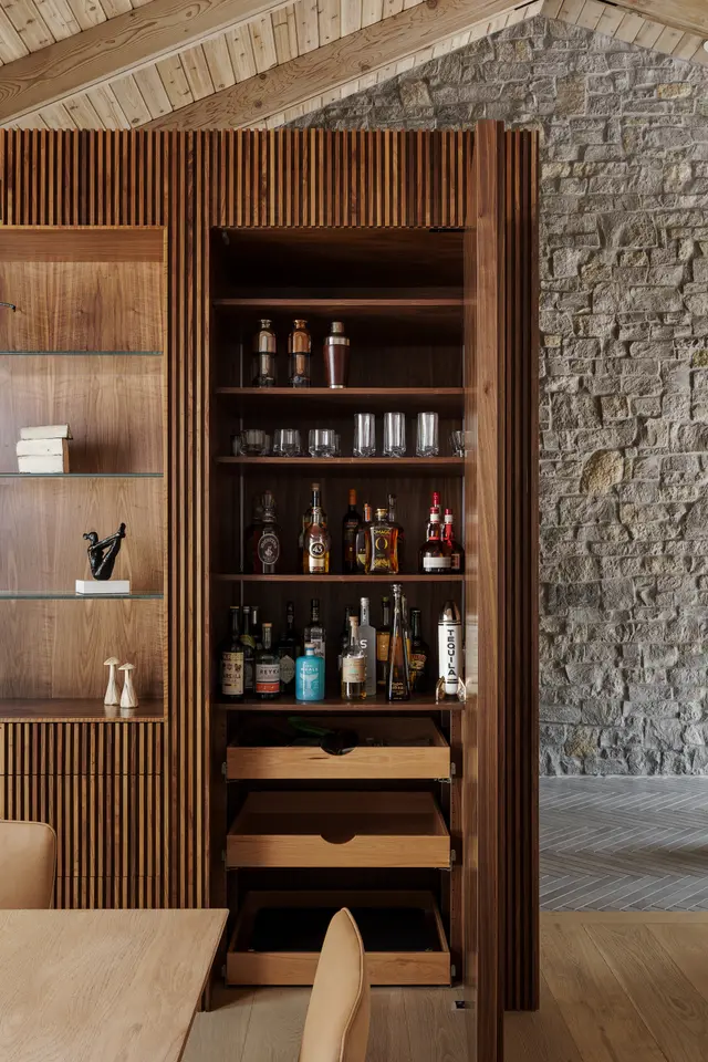 Sagamore dining space with natural light