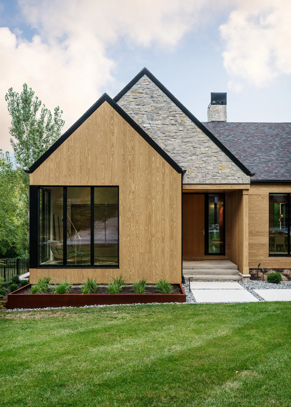 Sagamore home exterior with mountain views