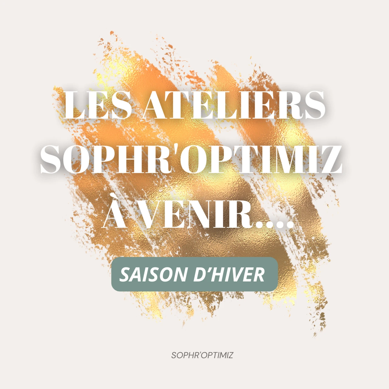 Ateliers de sophrologie de Février